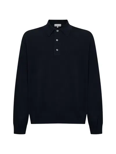 Studio Nicholson T-shirts And Polos In Darkest Navy