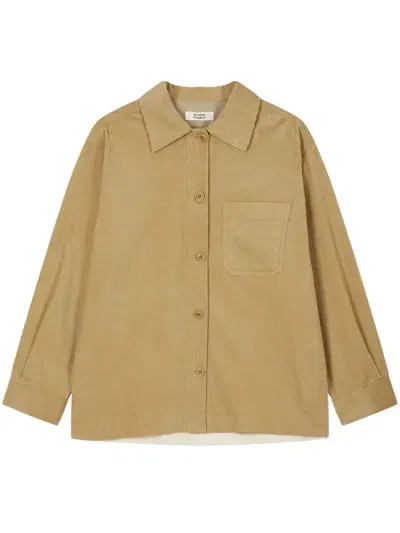 Studio Tomboy Corduroy Shirt In Neutrals