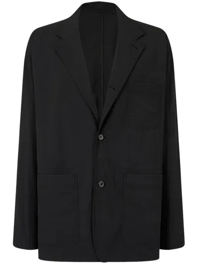 Studio Tomboy Notched-lapel Single-breasted Blazer In Black