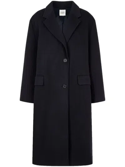 Studio Tomboy Overfit Tailored Coat In Blue