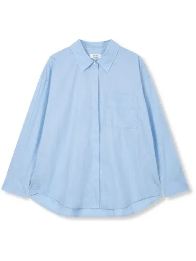 Studio Tomboy Oversized Shirt In Blue