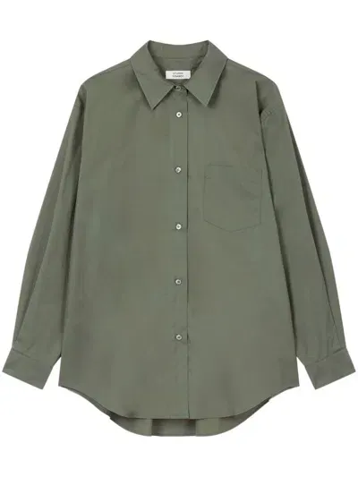 Studio Tomboy Oversized Shirt In Green