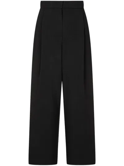 Studio Tomboy Pleated Trousers In Black