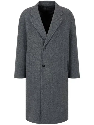 Studio Tomboy Single-breasted Wool Coat In Grey