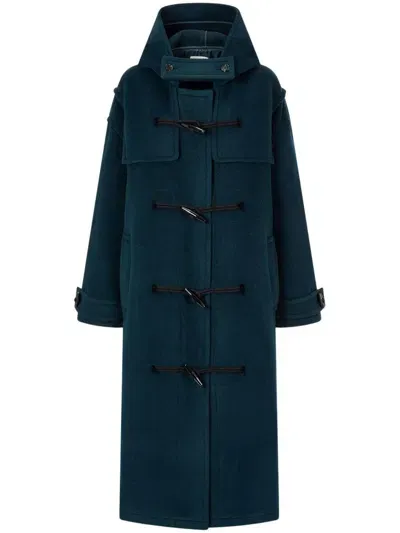 Studio Tomboy Toggle-fastening Duffle Coat In Green