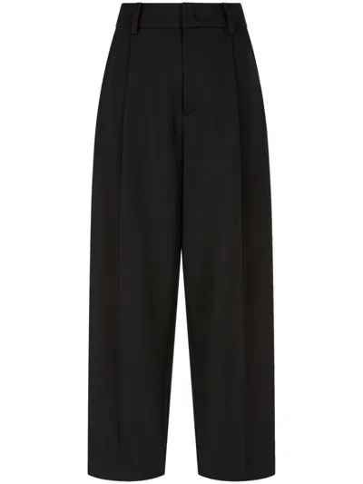 Studio Tomboy Wide-leg Trousers In Black