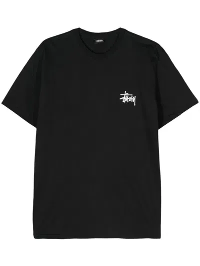 Stussy Basic Tee In Black