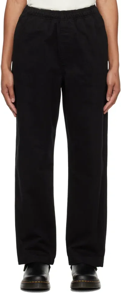 Stussy Black Beach Trousers