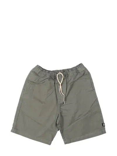 Stussy Brushed Cotton Swim Shorts In Grün