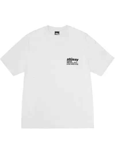 Stussy Dna Pig. Dyed Tee In White