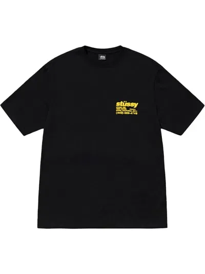 Stussy Dna Pig. Dyed Tee In Black