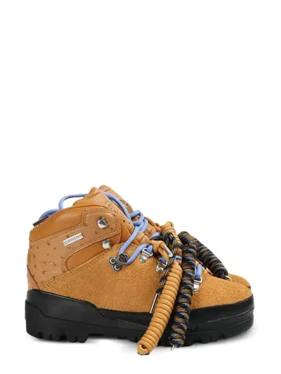 Stussy X Timberland World Hiker Boots In Brown