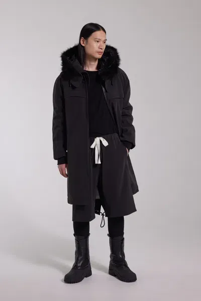 Stutterheim Kalix Matte Parka In Black