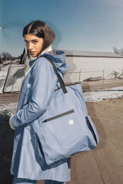 Stutterheim Lee X  Backpack Tot In Ash Blue