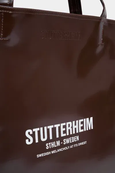 Stutterheim Stylist Opal Bag Dark Brown Opal