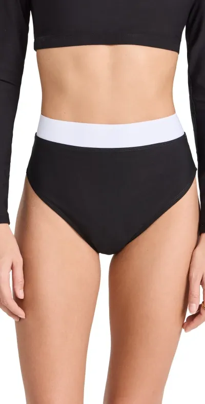 Stylest Dreamsculpt High-waisted Bottom Caviar/blanc Caviar/blanc