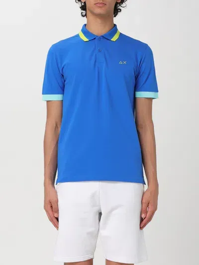 Sun 68 Polo Shirt  Men Color Blue