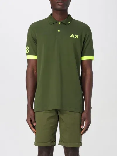 Sun 68 Polo Shirt  Men Color Green