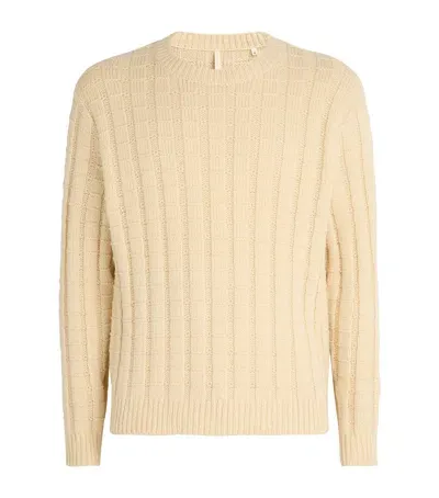 Sunflower Cotton-wool Angle Sweater In Ivory