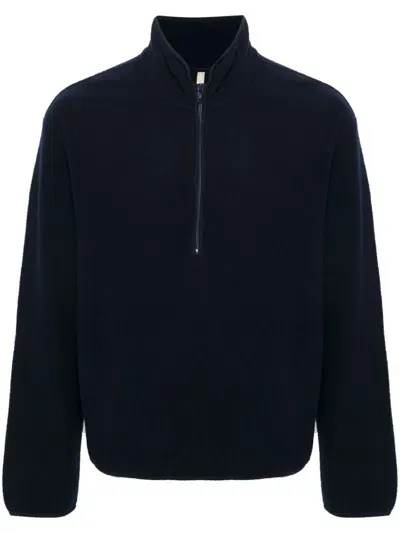 Sunflower Half-zip Sweatshirt In Navy