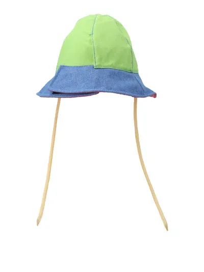 Sunnei Multicolor Denim Bucket Hat