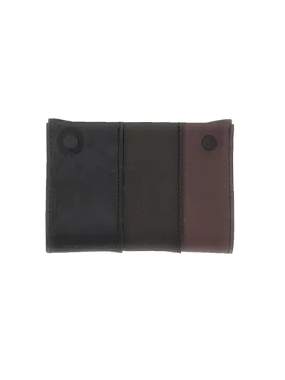 Sunnei Parallelepiped Pudding Wallet Unisex In Black