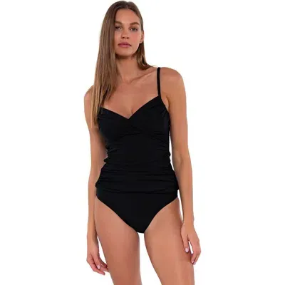 Sunsets Simone Tankini In Black