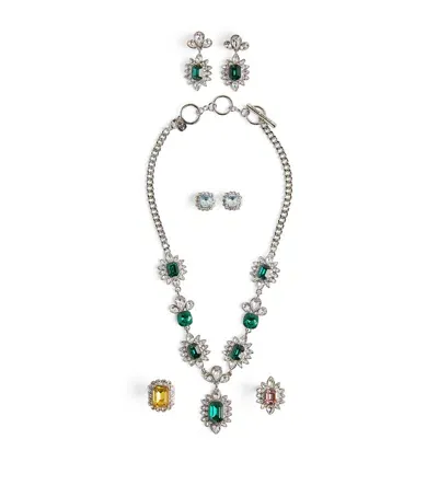 Super Smalls Kids' Merry Christmas Mega Jewellery Set In Green