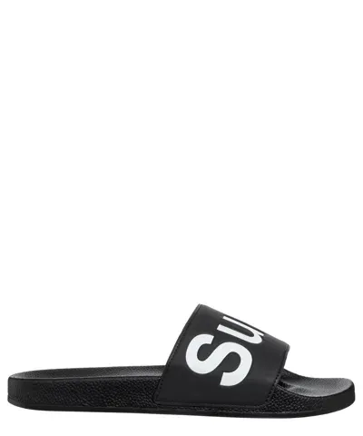 Superga Polysoft Slides In Black