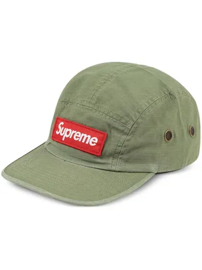 Supreme Military Camp "olive" Cap In Green