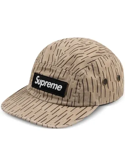 Supreme Military Camp "tan Raindrop" Cap In Neutrals