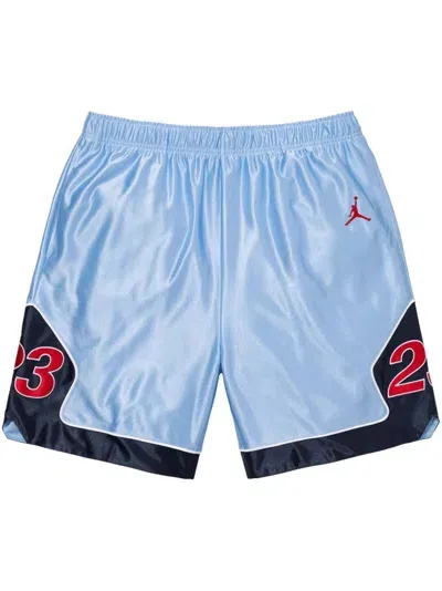 Supreme X Jordan Warm Up Shorts In Blue