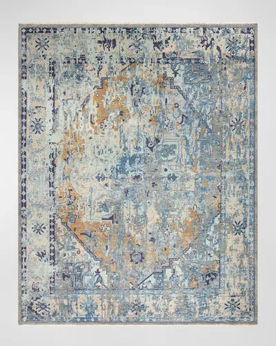 Surya Rugs Cappadocia Blue Hand-knotted Rug, 8' X 11' In Blue, Seafoam