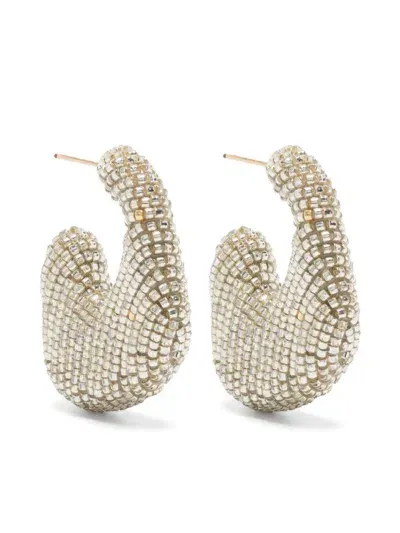 Susana Vega Aria Hoop Earrings In Silver