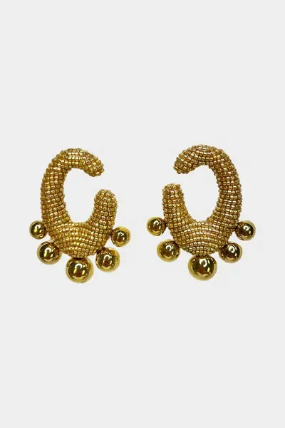 Susana Vega Pinto Earrings In Gold