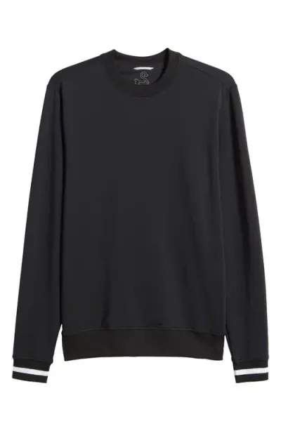 Swannies Chapman Golf Sweatshirt In Black