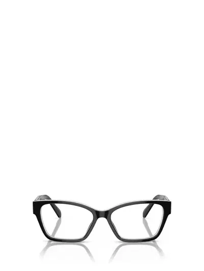 Swarovski Eyeglasses In Black / White