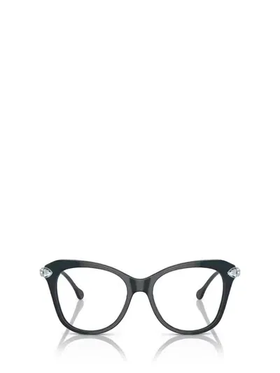 Swarovski Eyeglasses In Blue Transparent