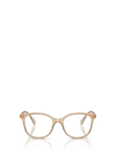 Swarovski Eyeglasses In Opaline Light Brown