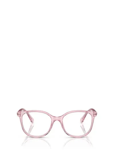 Swarovski Eyeglasses In Pink Transparent