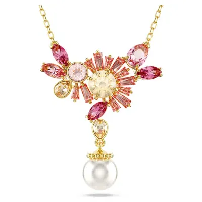 Swarovski Gema Pendant In Pink