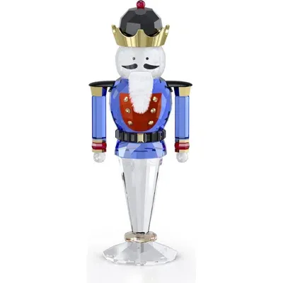 Swarovski Holiday Cheers Nutcracker Crystal Figurine In Multicolored