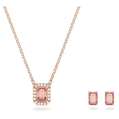 Swarovski Millenia Set In Pink