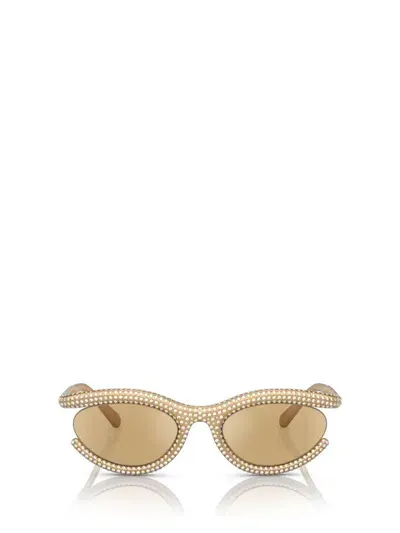 Swarovski Sunglasses In Gold