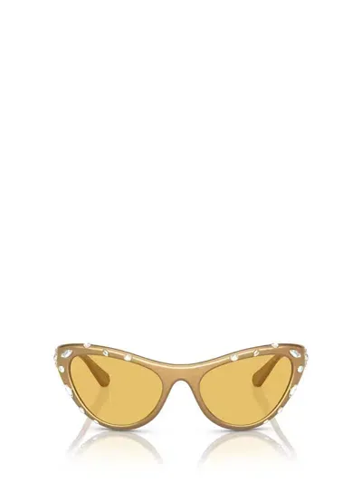 Swarovski Sunglasses In Gold