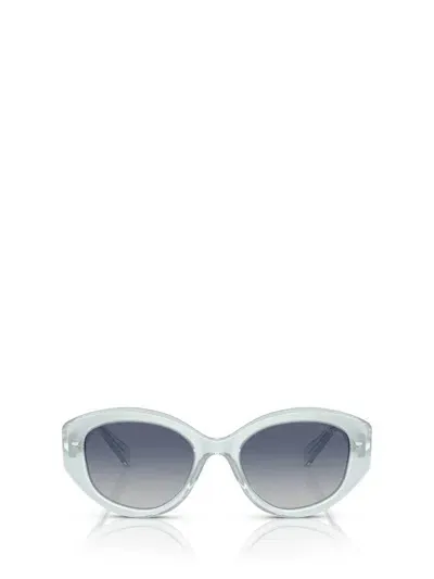 Swarovski Sunglasses In Light Blue Opal