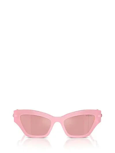 Swarovski Sunglasses In Milky Pink