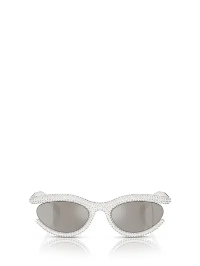 Swarovski Sunglasses In Milky White