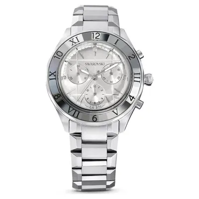 Swarovski Watch In Silver Tone