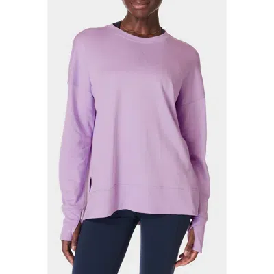 Sweaty Betty After Class Sweatshirt In Purple